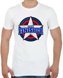 printfashion 5 KM FINISHER 2 - Férfi póló - Fehér (9533043)