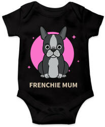printfashion Frenchie Mum - Baba Body - Fekete (9469969)