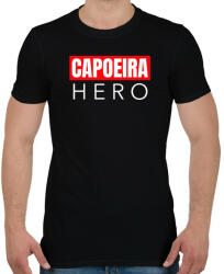 printfashion CAPOEIRA HERO - Férfi póló - Fekete (9435720)
