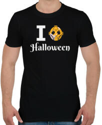 printfashion I love Halloween 4 - Férfi póló - Fekete (9531475)