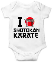 printfashion I love Shotokan Karate - Baba Body - Fehér (9449421)