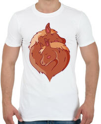 printfashion Lovak - Férfi póló - Fehér (9181226)