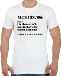 printfashion Mentős jelentése - Férfi póló - Fehér (9123084)
