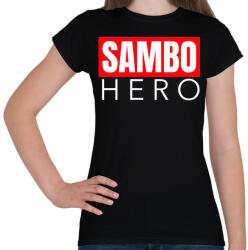 printfashion SAMBO HERO - Női póló - Fekete (9465589)