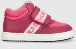 Garvalin gyerek bőr sportcipő rózsaszín - rózsaszín 26