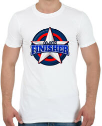 printfashion 42.2 KM FINISHER 2 - Férfi póló - Fehér (9536488)