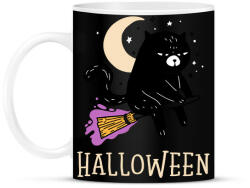 printfashion Halloween cat - Bögre - Fekete (9526375)
