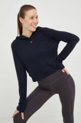 Tommy Hilfiger felső sötétkék, női, sima, kapucnis - sötétkék M - answear - 24 990 Ft