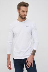 Pepe Jeans hosszú ujjú Original Basic 2 fehér, sima - fehér XL