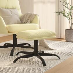 vidaXL Taburet, crem, 60x60x39 cm, piele ecologică (341590) Canapea