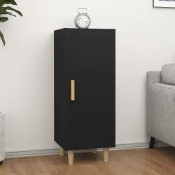 vidaXL Servantă, negru, 34, 5x34x90 cm, lemn compozit (812322) Comoda