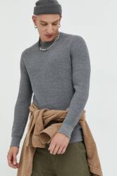 Superdry pulover de bumbac barbati, culoarea gri, 9BYY-SWM0JL_90X