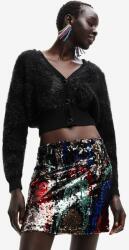 Desigual cardigan femei, culoarea negru, 9BYY-SWD138_99X (22WWJF79)