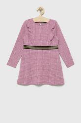 United Colors of Benetton rochie fete culoarea roz, midi, evazati 9BYY-SUG063_30X