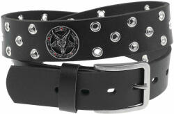 Leather & steel fashion колан Бафомет - lsf2 33-сребрист