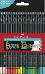 Faber-Castell Creioane colorate FABER-CASTELL FC116436, 36 culori, Black Edition (FC116436)
