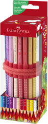 Faber-Castell Rollup 18 creioane colorate grip + ascutitoare sleeve Faber-Castell FC201541 (FC201541)
