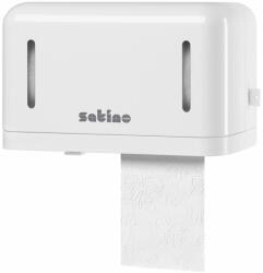 Satino Wepa iker kistekercses toalettpapír tartó, ABS műanyag, fehér (331080)