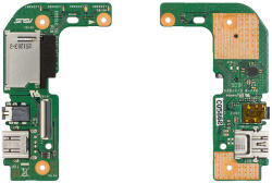 ASUS X555LA, X555LD, X555LF, X555LN gyári új USB/audio/kártyaolvasó panel (90NB0620-R10010)