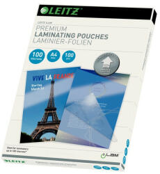LEITZ Lamináló fólia LEITZ A/4 100 mikron 100ív/csomag fényes (74800000) - papir-bolt