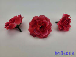  Rózsa selyemvirág fej 5 cm - Pink