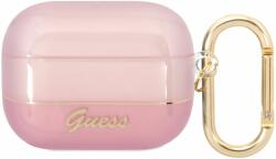 GUESS Airpods Pro Guess Translucent tok rózsaszín (GUAPHGCOHP)