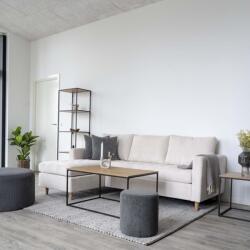 House Nordic Măsuță de cafea „Avery, stejar și negru 2101500 (442754) Masa de cafea