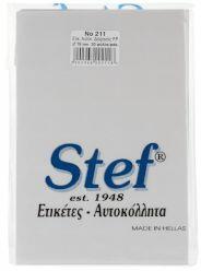 Stef Етикети кръгли прозрачни Ф19мм 20 листа