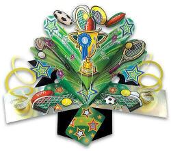 Second nature Изскачаща 3D картичка Sporta icons