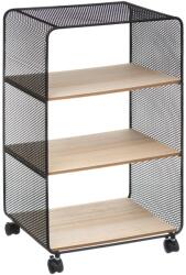 5five Simple Smart Etajera Kaiyen Mesh metal, 3 rafturi, 43.6 x 28 x H 74 cm Raft