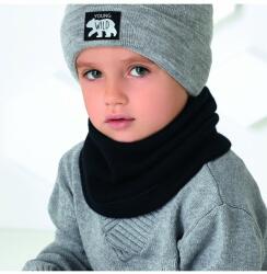 AJS Fular tricotat pentru baieti - AJS 44-574 negru (AJS44-574)