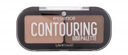 Essence Contouring Duo Palette konturovací paletka 7 g pentru femei 10 Lighter Skin