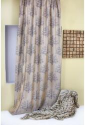 Mendola Home Textiles függöny, 140x260 cm, Krém/Barna (10-149ERINN-01)