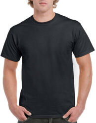 Gildan Uniszex póló Rövid ujjú Gildan Ultra Cotton Adult T-Shirt - 5XL, Fekete