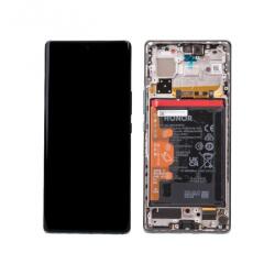 Huawei Honor 70 Előlap Keret+LCD Kijelző+Érintőpanel, Zöld (0235ACMH) Service Pack