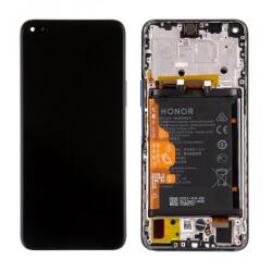 Huawei Honor 50 Lite, Honor X20, Nova 8i Előlap Keret+LCD Kijelző+Érintőpanel, Kék (02354FMW) Service Pack