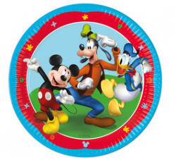  Mickey Rock the House papírtányér - 23 cm, 8 db / csomag (93822)