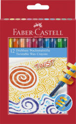 Faber-Castell Creioane Cerate Retractabile 12 Culori Faber-castell (fc120003)