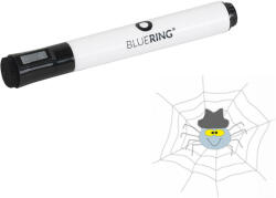 BLUERING Táblamarker 3mm, mágneses, táblatörlővel multifunkciós Bluering® fekete - spidershop
