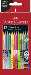 Faber-Castell Creioane colorate FABER-CASTELL 12 culori speciale grip (FC201569)
