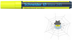 Schneider Táblamarker üvegtáblához 1-3mm, Schneider Maxx 245 sárga