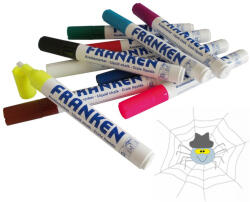 Franken Táblamarker üvegtáblához 2-5mm 10 db/csom Franken vegyes színek