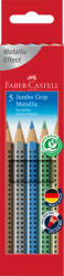 Faber-Castell Creioane Colorate 5 Culori Metalizate Jumbo Grip Faber-castell (fc110993)