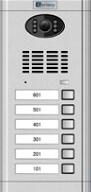 Genway Panoul de apel pentru 6 familii, comunicatie full-duplex, butoane luminoase (CM-02NE-C 1*6)