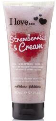 I Love Cosmetics Scrub de corp - I Love. . . Strawberries & Cream Exfoliating Shower Smoothie 200 ml