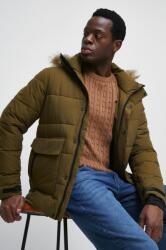 Medicine rövid kabát férfi, zöld, téli - zöld XL - answear - 39 990 Ft