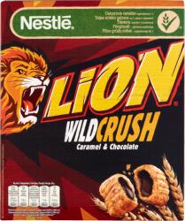 Nestlé Lion Wild Crush karamell- és csokoládéízű krémmel töltött ropogós gabonapehely 360 g