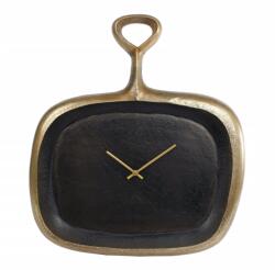 Gifts Amsterdam 442139 Wall Clock "Jaipur" Aluminium Gold and Black 43x52x4 cm 070106 (442139)