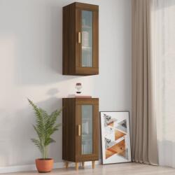 vidaXL Dulap de perete suspendat, stejar maro, 34, 5x34x90 cm (817446) Comoda