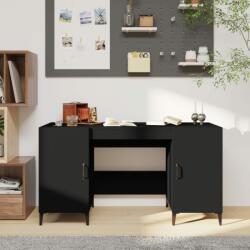 vidaXL Birou, negru, 140x50x75 cm, lemn compozit (812772)